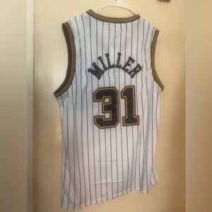 embroidered indiana reggie pinstripe basketball jersey